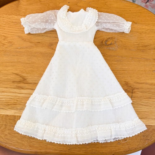 Vintage nancy doll white sheer - doll,